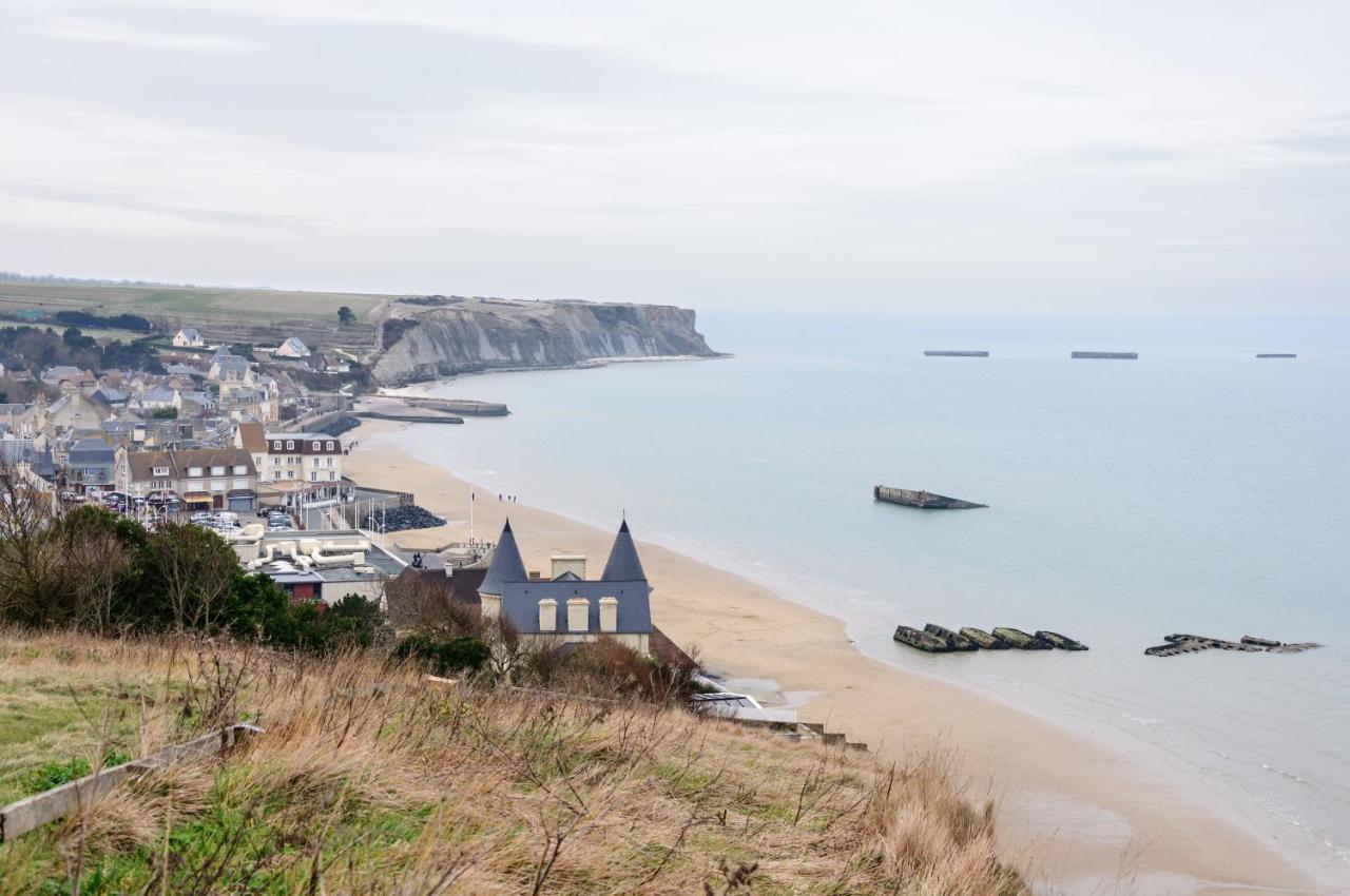 L'Hippocampe - Appt Mezzanine Centre D'Arromanches المظهر الخارجي الصورة