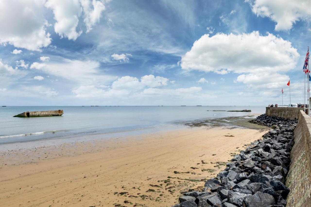L'Hippocampe - Appt Mezzanine Centre D'Arromanches المظهر الخارجي الصورة